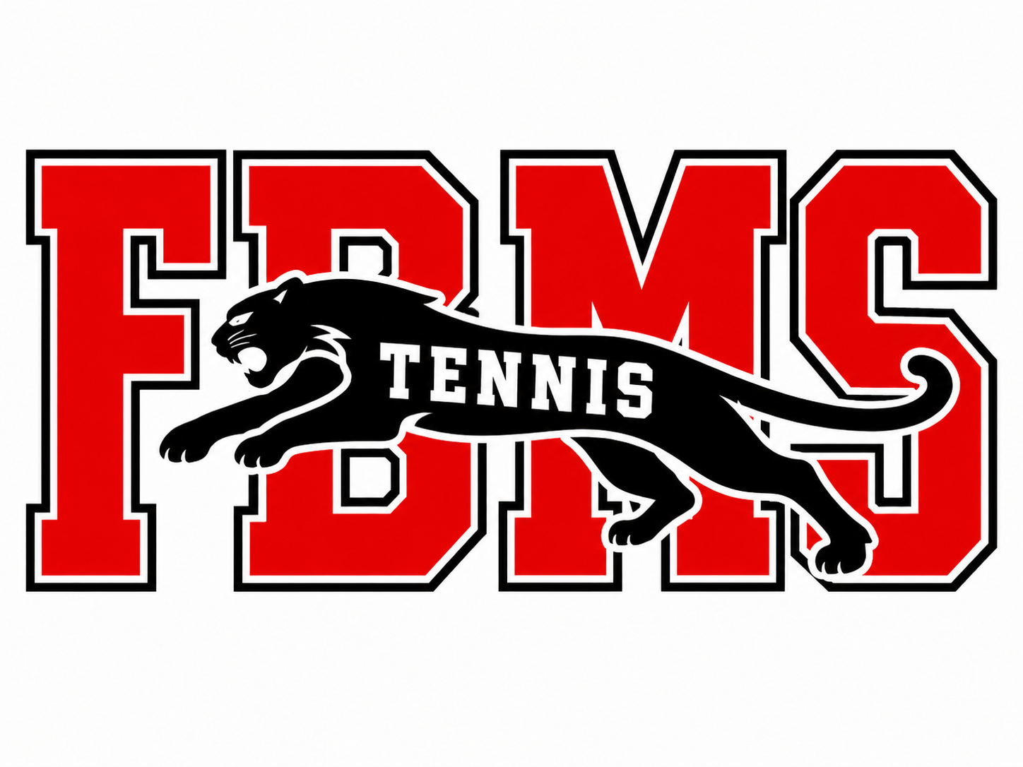 Frank Black Middle School Tennis logo